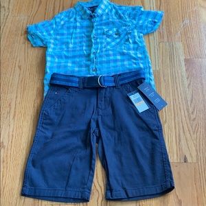 2 piece boy Tommy Hilfiger set size 7